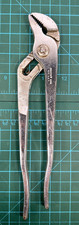 Proto Water Pump Pliers 12 In Silver Steel Adjustable 243 Made In Usa Vtg