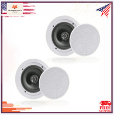6.5 In-Ceiling Bluetooth Speaker 2-Way 150W Flush Mount Stereo