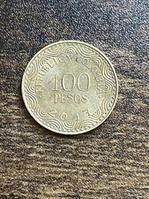 2017 Colombia 100 Pesos XF Extremely Fine Actual Coin TC7965*