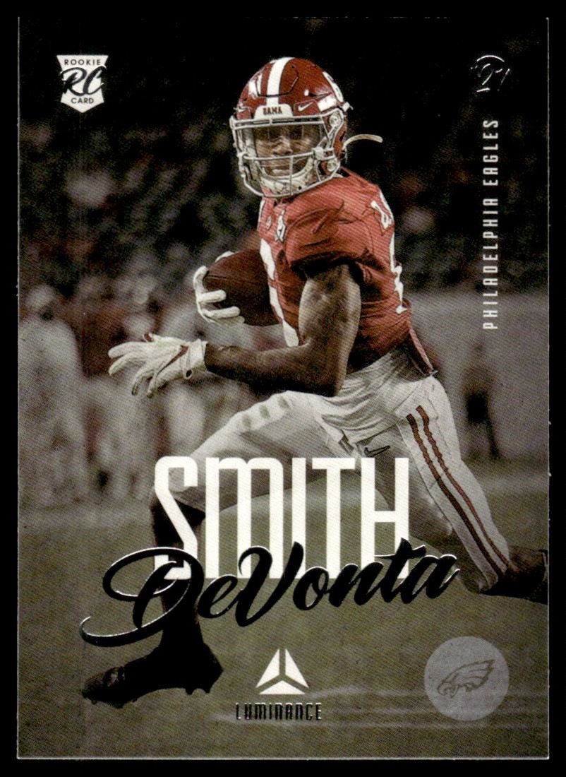2021 Panini Luminance DeVonta Smith Rookie Philadelphia Eagles #177