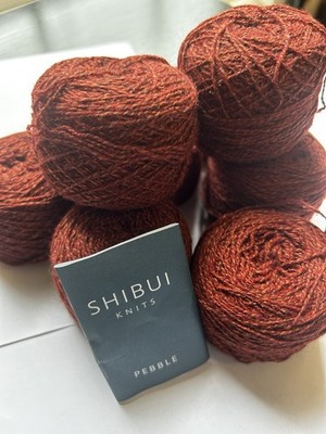 Shibui Knits Pebble Yarn 8 Balls Colorway Chestnut