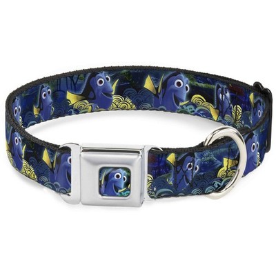 Dog Collar DYHQ-Dory Pose2/Swirls Full Color Blues/Yellows Dory Pose (US IMPORT)