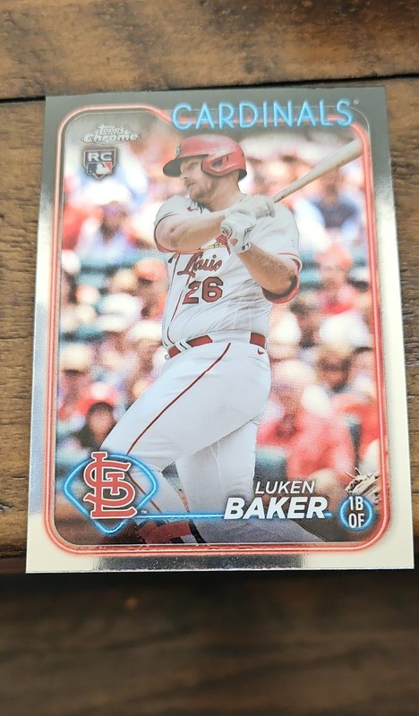 2024 Topps Chrome - Luken Baker #132 (RC)