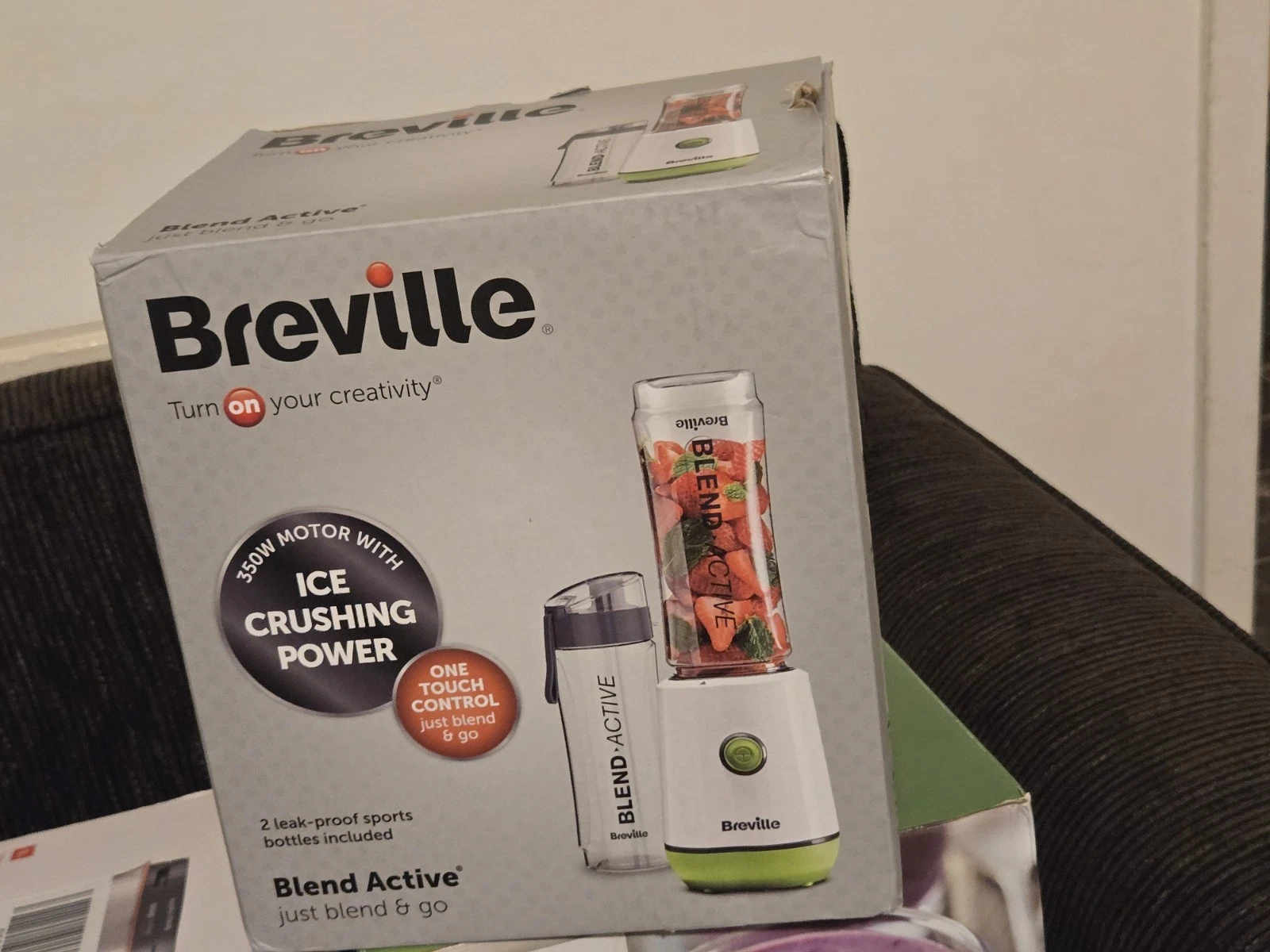 Breville Blend Active Personal Blender Smoothie Maker 350W VBL246 New