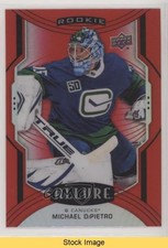 2020-21 Upper Deck Allure Rookie SP Red Rainbow Michael DiPietro #117 READ 6f8
