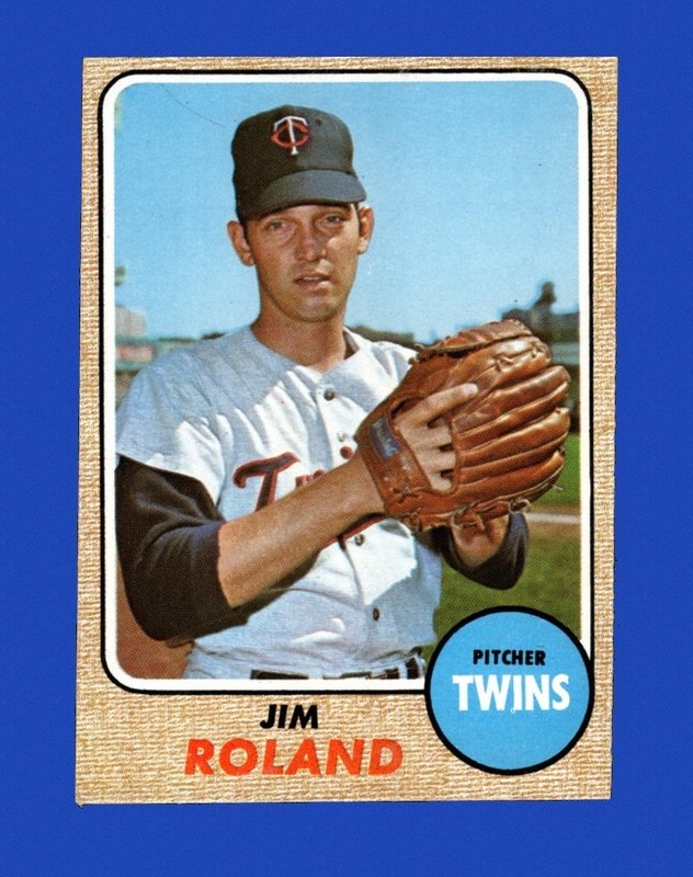 1968 Topps Set-Break #276 Jim Roland EX-EXMINT *GMCARDS*