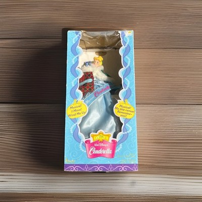 VINTAGE NIB RARE Telco Walt Disney Classic Cinderella Doll 14'' MUSICAL WIND UP