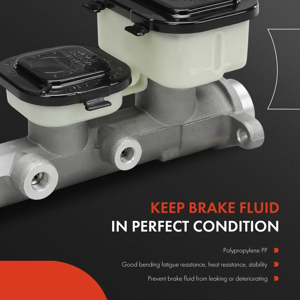 Cilindro maestro de freno A-Premium con depósito para Chevrolet G30 P20 P30 GMC G3500 Foto 3 de 4