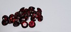 7 mm Round Red Garnet CZ Cubic Zirconia 25 Pieces — photo 4
