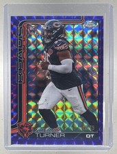 Shemar Turner 2025 Topps Chrome #303 Purple Geometric Refractor Rookie RC /75