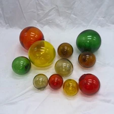 VTG RARE!! Blenko glass floater balls lot