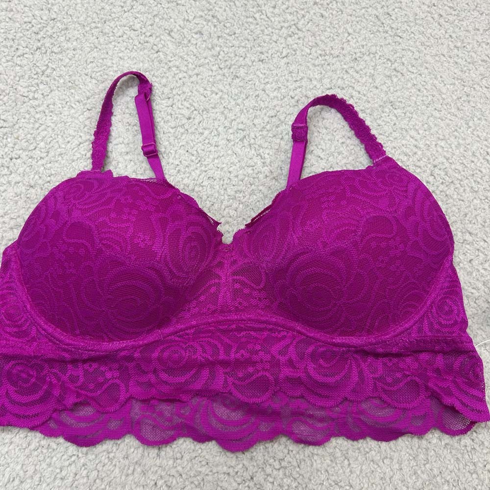 Pink Bra L Bralette Lace Bralette Victoria Secret Large