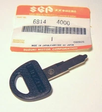 NOS Suzuki Key Blank oem ignition gs1000 gs850 gs750 gs650 gs550 gs1100 gsxr