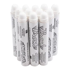 Markal White E Paintstik Marker Crayon 1 Dozen Per Box