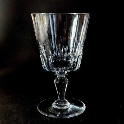 BACCARAT BIARRITZ TALL WATER GLASS, Hand Cut Lead Crystal, 6'', 10 Oz, FRANCE