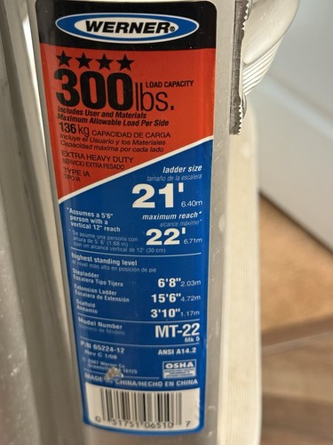 Warner MT-22 Mult-Ladder