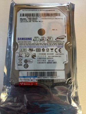 G4 New 160GB 2.5 IDE Hard drive - OS X 10.4.3 Tiger or 10.5 Leopard installed