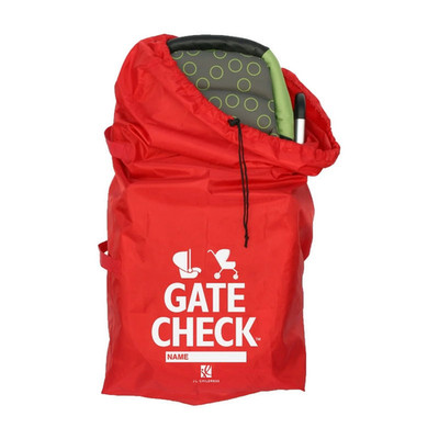 Universal Gate Check Travel Bag for Stroller & Car Seat   XL Red