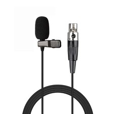 Lavalier Microphone Lapel Microphone with Shure Wireless Transmitter - Unidir...