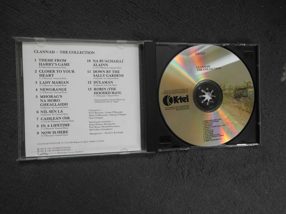 CD Clannad - The Collection, K-tel UK 1987, sehr guter Zustand - Bild 2 von 3