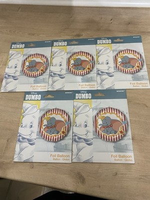 Disney Dumbo Folienballons X5 17 x17  Brandneu
