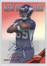 2012 Certified New Generation Mirror Red Signatures 238/350 Greg Childs Auto 9hn