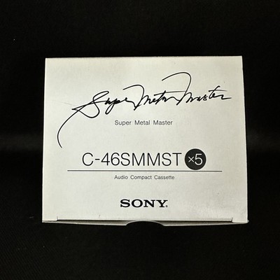 Sony Super Metal Master C-46SMMST Type IV Metal Audio Tape 5P Set Rare Japan