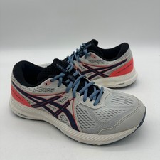 Asics 1011B040 Mens Size 8 Gel-Contend 7‎ Grey Navy Coral Running Shoes Asics Mens Gel Contend 7 1011B040 Blue Running Shoes  main image 3