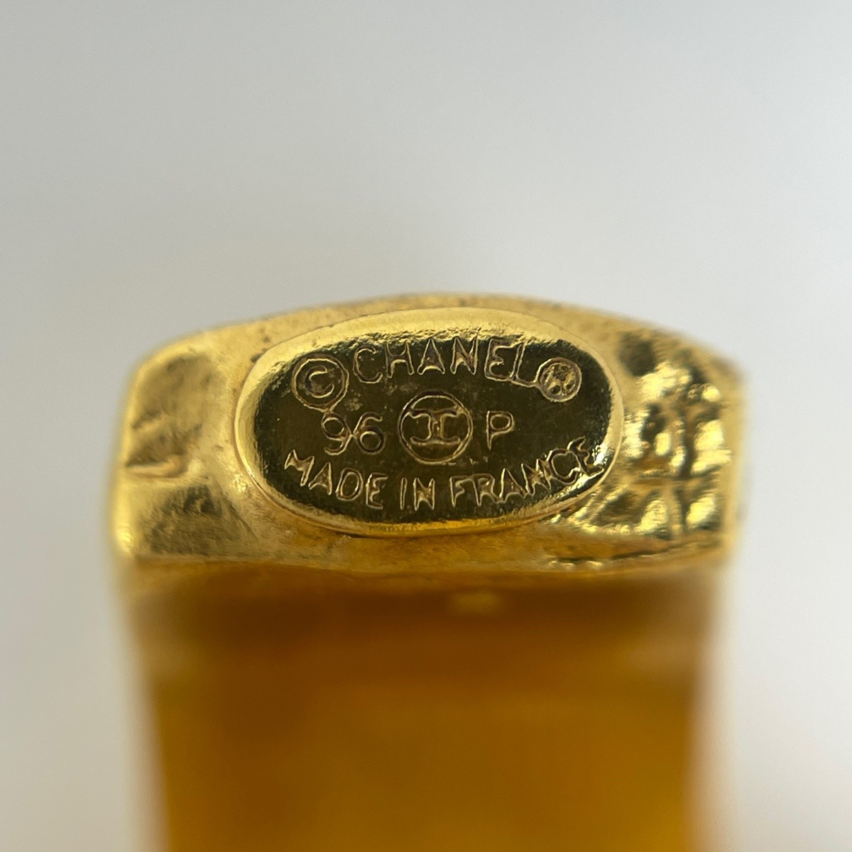 CHANEL (Interlocking) CC logo Loop Earrings Circl… - image 7