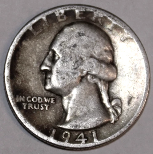 1941-D Washington Quarter - Fine - #0643EA