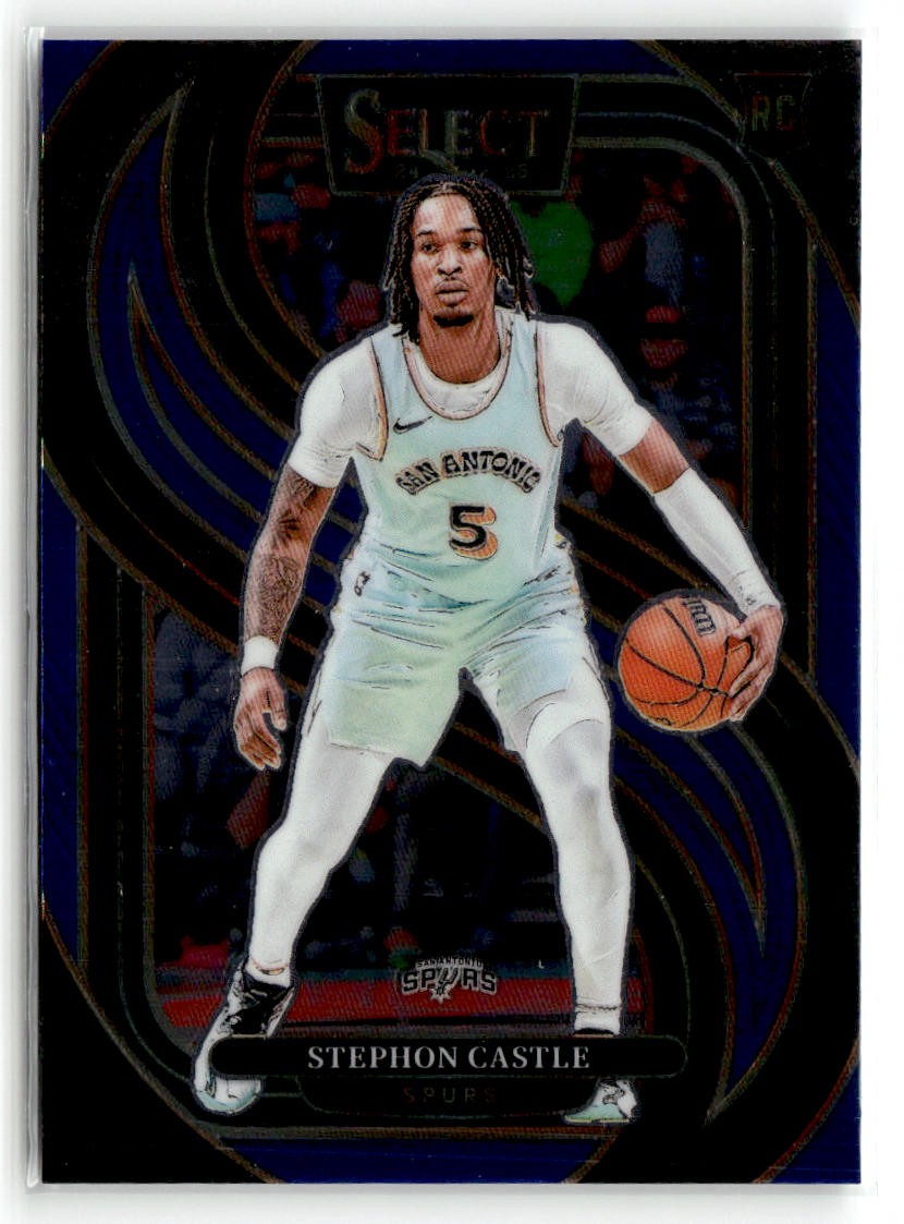 2024-25 Panini Select #175 Stephon Castle Blue (Retail)