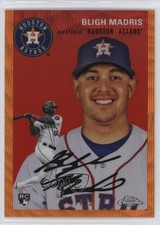 2023 Chrome Platinum Anniversary Orange Wave Refractor 17/25 Bligh Madris 2qw