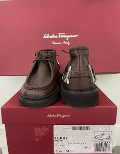 $1650 Mens Salvatore Ferragamo Gancini Ornament Leather Ankle Boots Red US 9 E Ferragamo Gancini Ornament Ankle Boots in Red for Men | Lyst UK main image 4