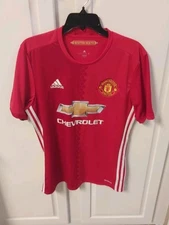 MANCHESTER UNITED 2016 2017 HOME SHIRT FOOTBALL SOCCER JERSEY ADIDAS SIZE Medium