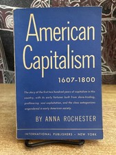 American Capitalism 1607-1800 by Anna Rochester