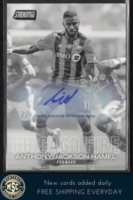 Anthony Jackson-Hamel 2018 Stadium Club MLS Autographs Black/White #6 /99