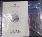 50p COIN 2025 Harry Potter The Flying Car Royal Mint Pack  B.U.