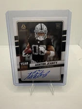 2025 Panini Luminance Ashton Jeanty Year One Signatures Auto RC On-Card Raiders