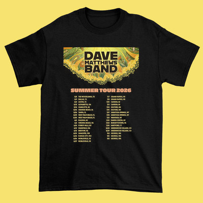 Dave Matthews Band Summer Tour 2026 North America Shirt BS1419