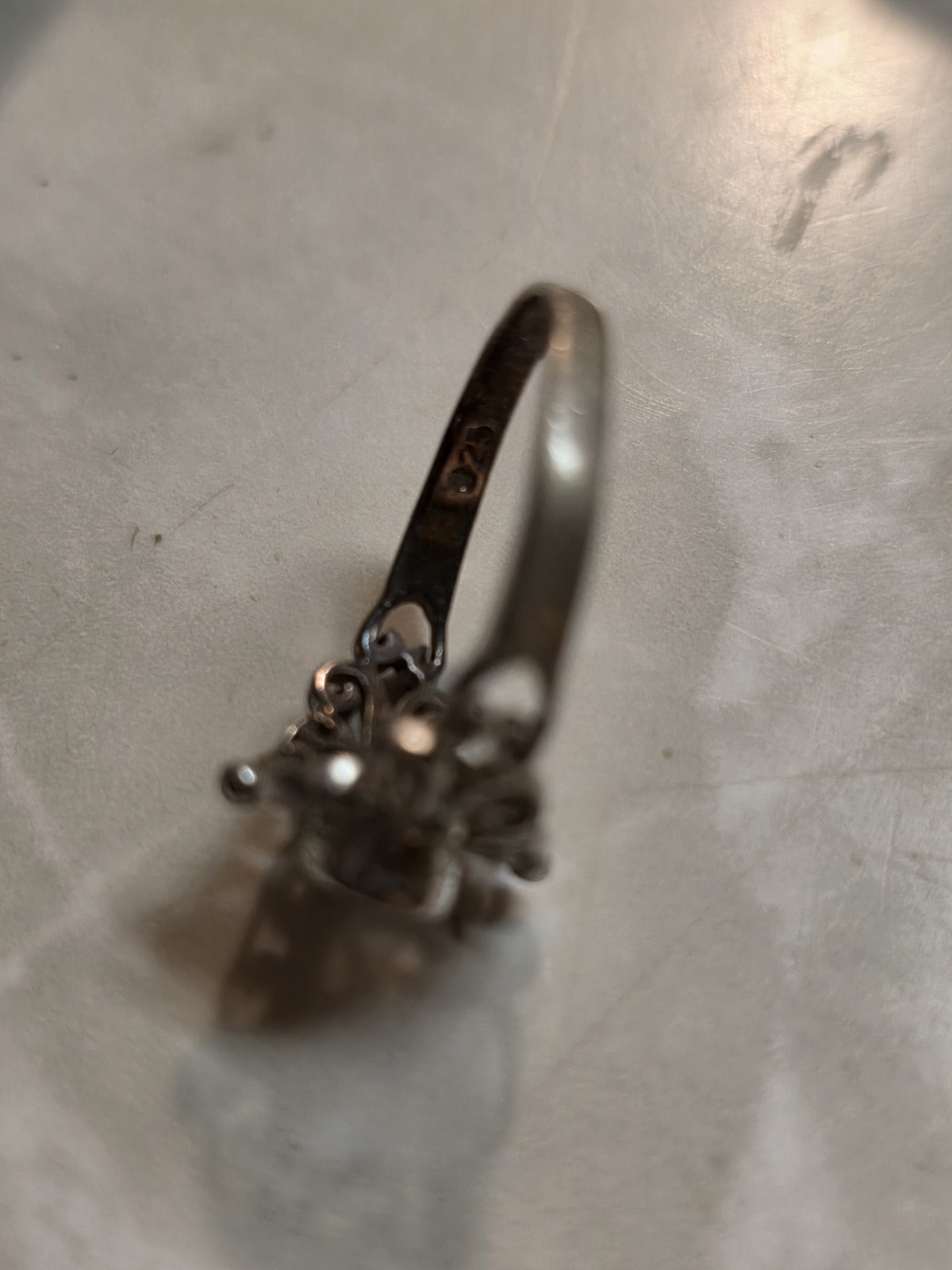 925 Sterling Silver Celtic  Ring Scroll Swirl Des… - image 7