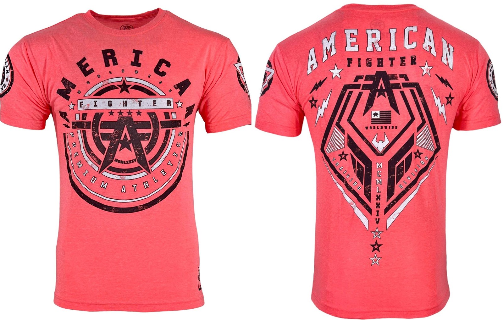 American Fighter Mens T-shirt GALLOWAY Athletic MMA Pink XS-4XL 5390₽
