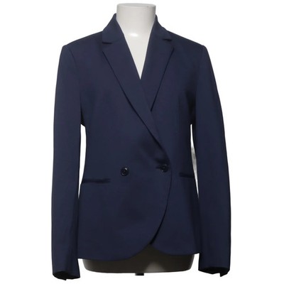 GANT, Blazer, Größe: 40, Blau, Elasthan/Polyamid/Viskose, Einfarbig, Damen #NpH