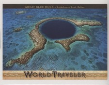 2011 Goodwin Champions Box Topper World Traveler Cabinet Great Blue Hole 0f3