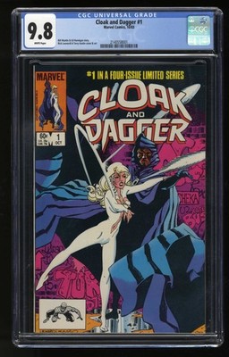 Cloak and Dagger #1 CGC NM/M 9.8 White Pages First Issue! Marvel 1983