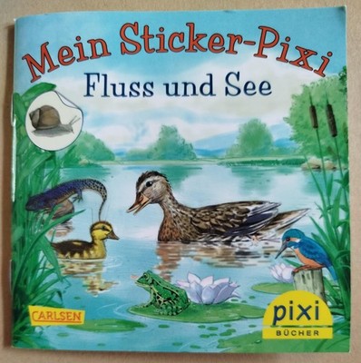 Pixi-Buch - Mein Sticker-Pixi - Fluss und See (2125) (alle Sticker eingeklebt)