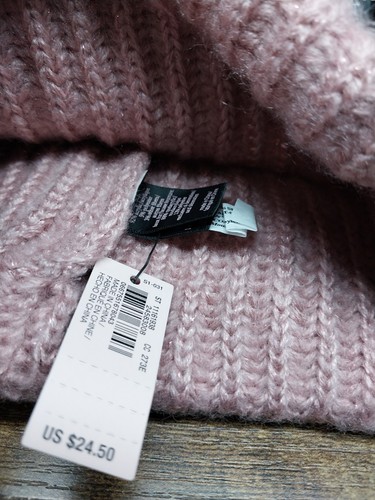 Victoria’s Secret Winter Angel Collection Mujer Rosa Gorro Sombrero Talla Única Tejido - Imagen 3 de 5