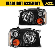 Headlights For 2001-2004 Nissan Frontier 3.32.4l Halogen Left Right Headlamps
