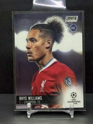 Rhys Williams Rookie 2020-21 Stadium Club Chrome UEFA Champions #40 Liverpool