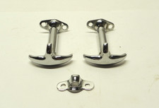 Vintage 1955-1995 Jeep Willy Chrome Hood Latch Lot Of 3 Parts Rare Pre-owned