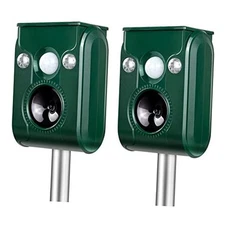  Latest in 2022 Outdoor Ultrasonic Animal Repeller. Solar Animal 